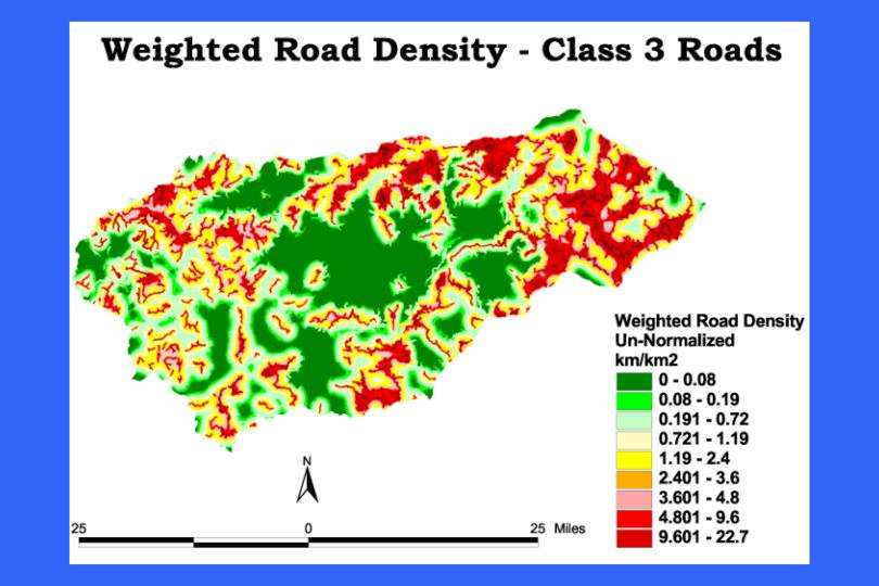 Class 3 Weighted Road Density