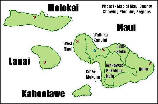 Maui County map