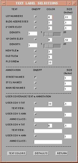 Figure A4.  Text Selections