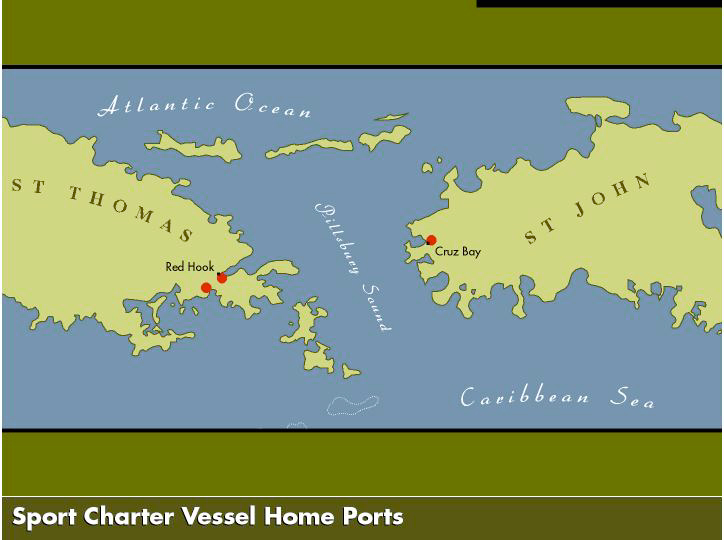 Sport Charter Vessel Home Ports