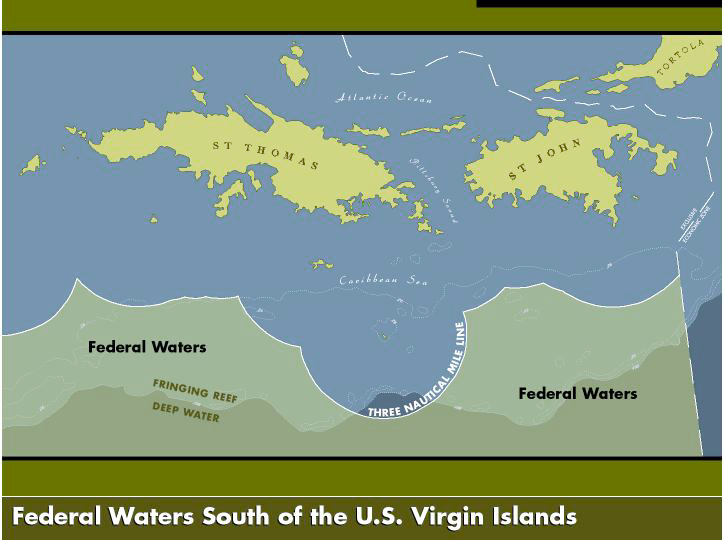 Federal Waters South of the St. Thomas and 
St. John, USVI