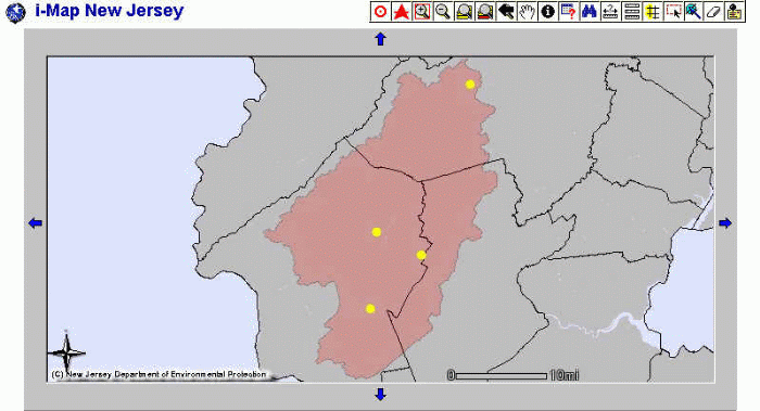 Figure D-3: Agency Activity GIS Polygon Search Map View.