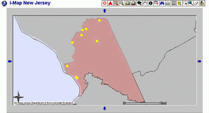 Figure D-7: Program Interest GIS Polygon Search Map View.