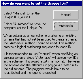 Setting the Unique ID message box