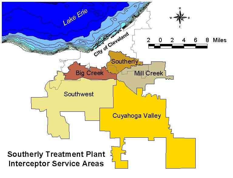 Figure 1. Southerly Treatment Plant Service Area