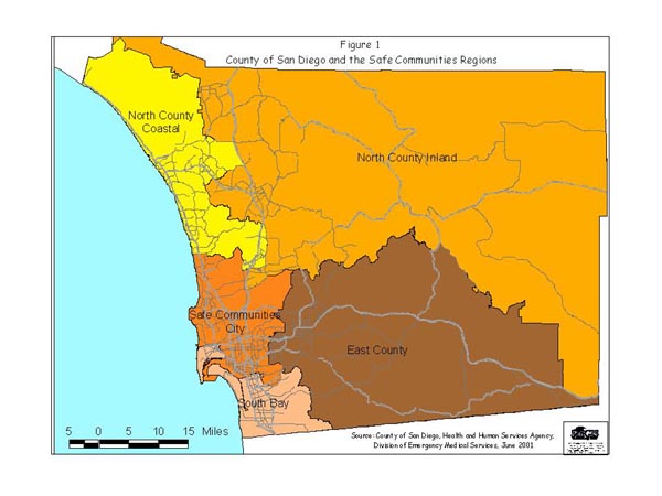 County of San Diego and the Safe Communities Regions