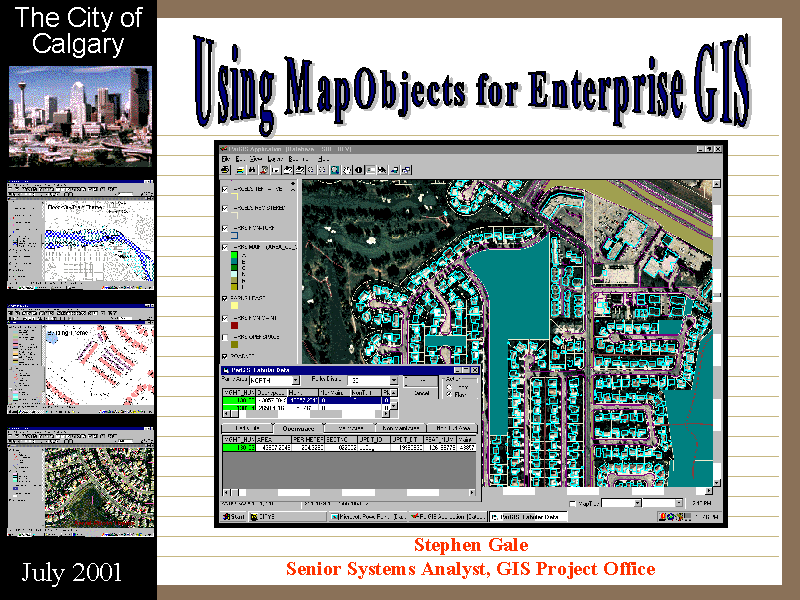 Using MapObjects for Enterprise GIS