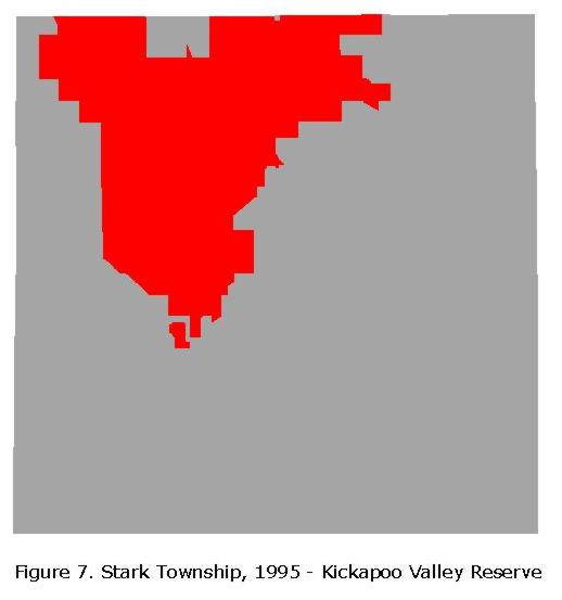 Figure 7. Stark Township, 1995  - Kickapoo Valley Reserve