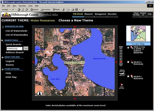 Atlas mapping interface screenshot