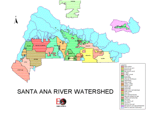The Santa Ana River Watershed and Co-Permittee Jurisdictions