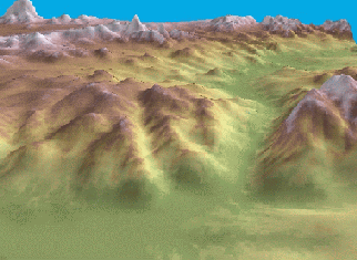 3D View of USGS DEM