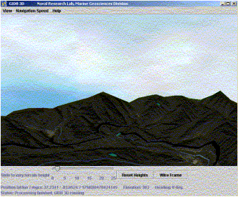 Figure 5 Overlaid on Terrain for a 3D View
