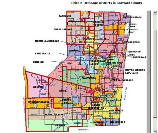 Broward Water Management Districts & Cities