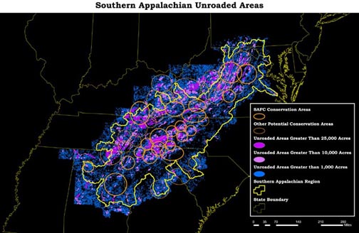 Unroaded Areas with Landscape Conservation Areas
