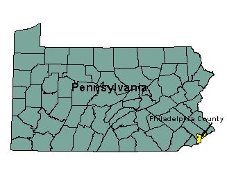 Map of Area of Study: Philadelphia County