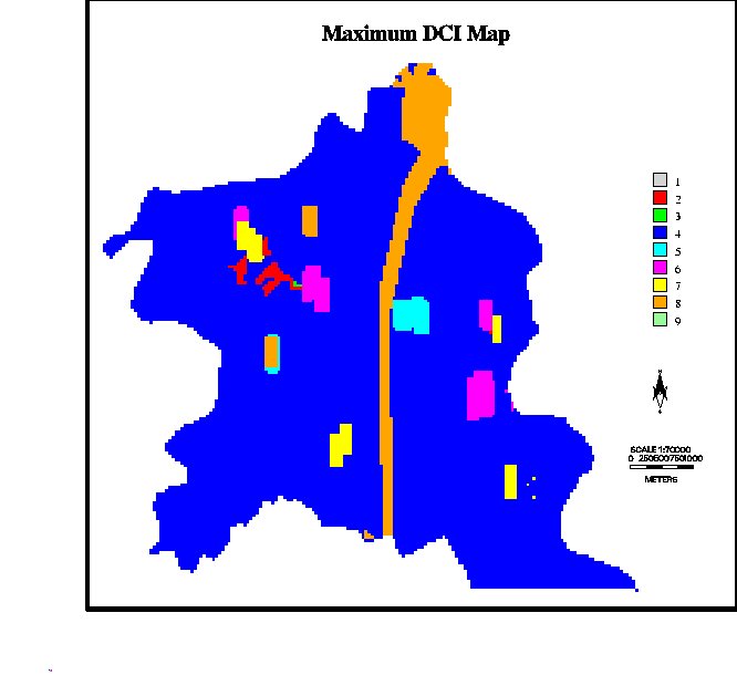 Maximum DCI Map