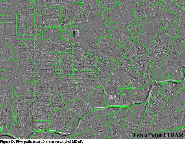 10-m LIDAR flow paths for Bellaire NE