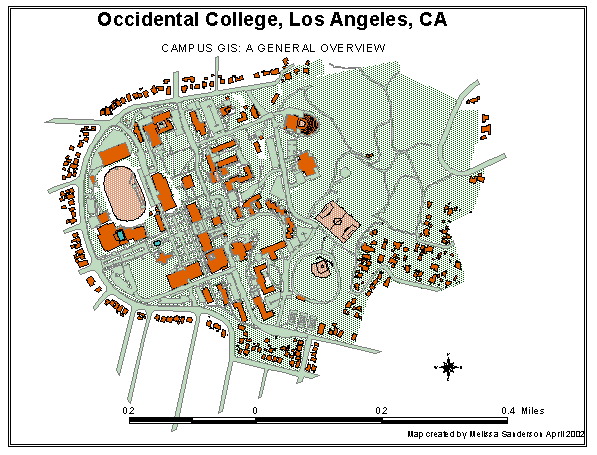 Overview GIS Layout of Campus