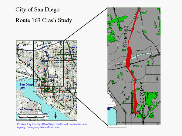 City of San Diego Route 163 Crash Study