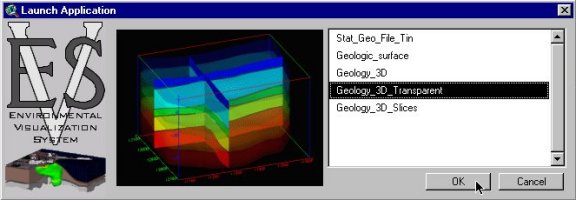 Options for geologic analysis using EVS.