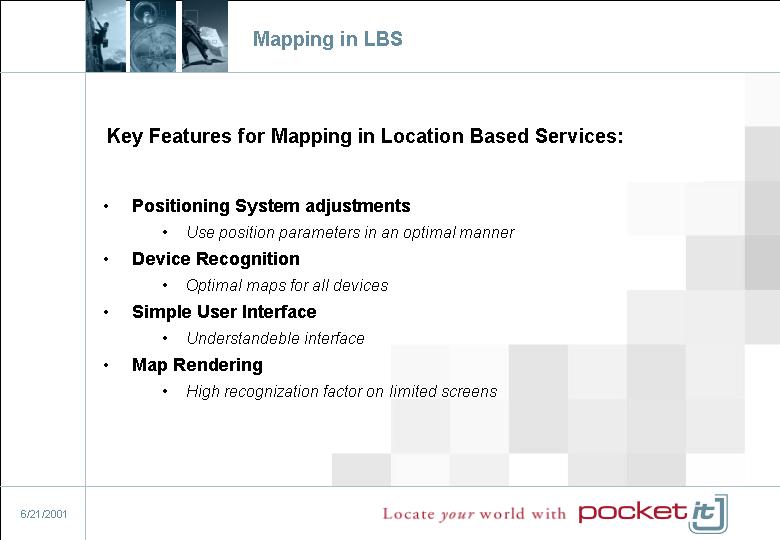 Mapping in LBS