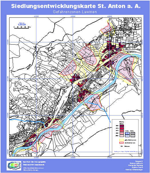 Map of Settlement in Hazard Zones
