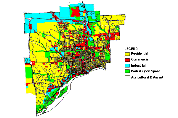 Figure 3. Davenport Full Development Land Use.