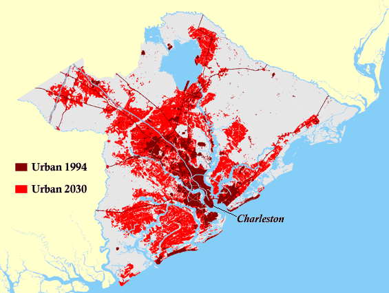 Charleston Urban Growth: 1994-2030