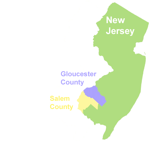 Figure 1: Counties for NJ Historic Preservation Office Pilot GIS