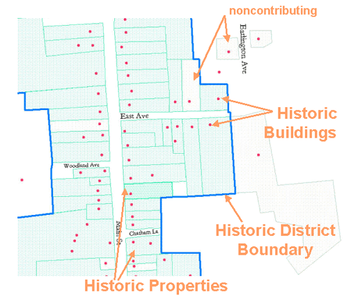 Figure 11: Example of Digitized Historic District
