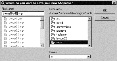  Saving a New Shapefile