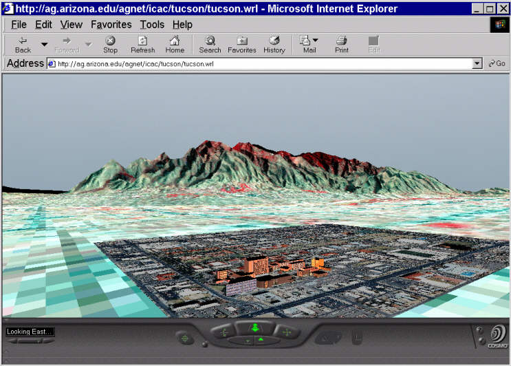 Part of Tucson in a VRML