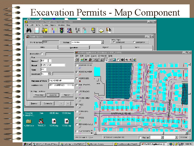 Excavation Permits - Map Component