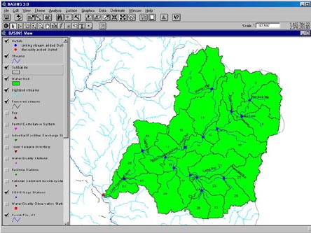 Subwatersheds and Drainage Streams