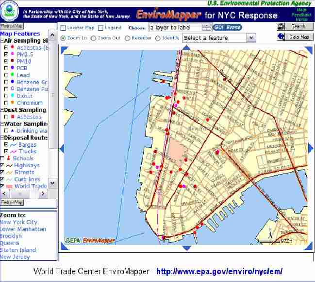 World Trade Center EnviroMapper