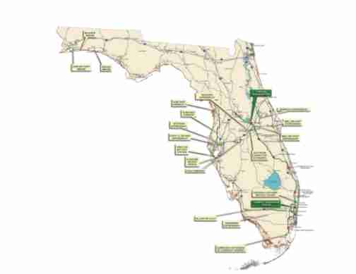 turnpike system map