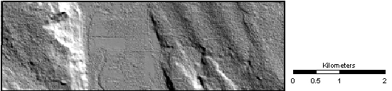 Hillshade image of INSAR DEM (North)