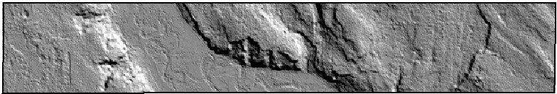 Hillshade image of INSAR DEM (South)