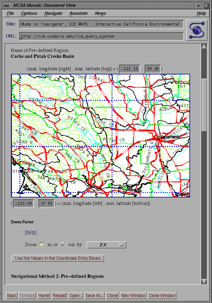 ICE MAPS Intermediate Navigation Map