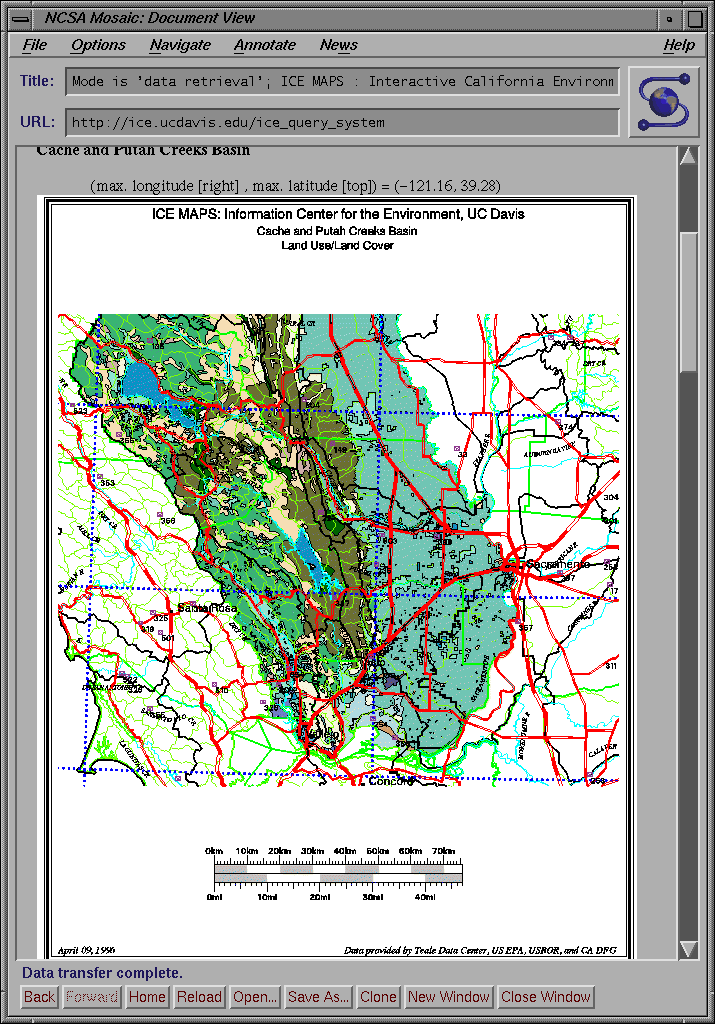 ICE MAPS: Final Map (Cache and Putah Creeks)