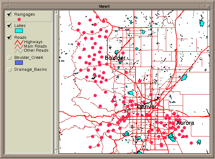 Rainfall Location Map