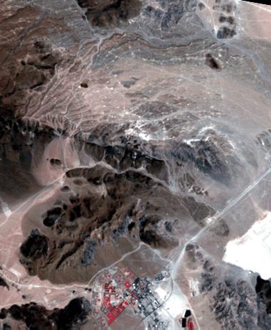 7.5-minute quadrangle of TM image data