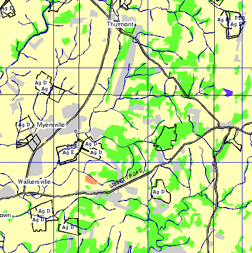 Image 1, Detail, Frederick County Landuse, Zoning, and Farmland Protection