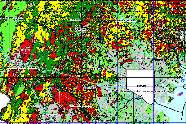 Image 6, Detail, Maryland Farmland With Significant Agricultural Features (Based on Soil Productivity)