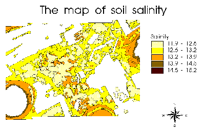 Map of Soil Salinity