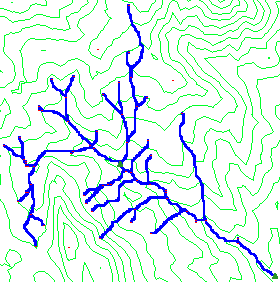 Line Layer Used for Streams