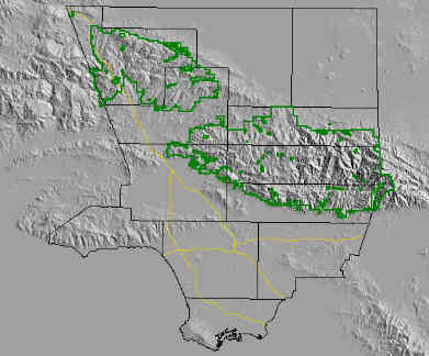 Sample layers: roads, forest boundary, tif