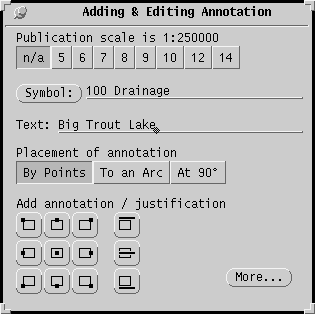 Annotation Add Menu