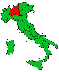 Map of Lombardy