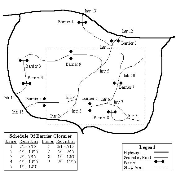 A Simple Road Network